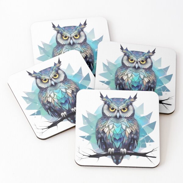 Item preview, Charismatic Blue Owl designed and sold by Canan Topantas.