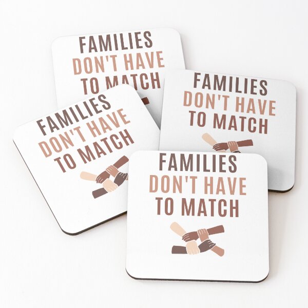 Item preview, Families Don't Have To Match Blended Family Adoption Foster Mom Transracial  Mixed Family Mom  designed and sold by Hamzakhotbi.