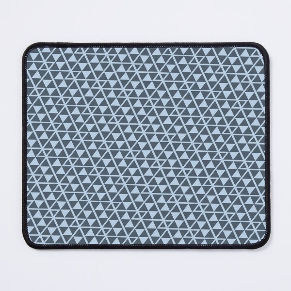 Item preview, Dark Blue-Grey & Blue Grouped Stacked Triangles Pyramid Pattern designed and sold by Alchemy-A-La-G.