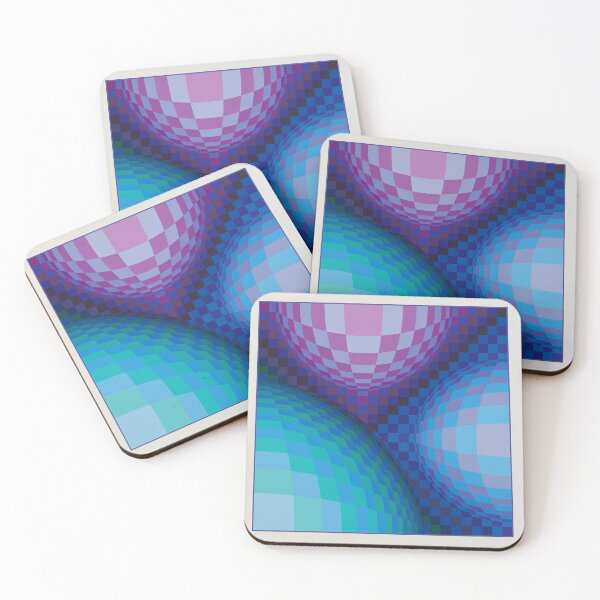 Item preview, Original Paintings by Victor Vasarely, 1906-1997, France, Op Art designed and sold by Bob-Studio.