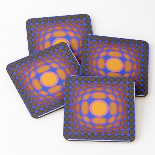 Item preview, Original Paintings by Victor Vasarely, 1906-1997, France, Op Art designed and sold by Bob-Studio.