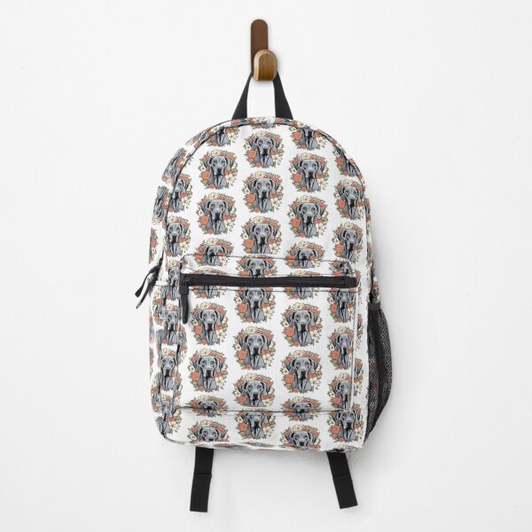 Item preview, Flowery Weimaraner designed and sold by CharmStudio.