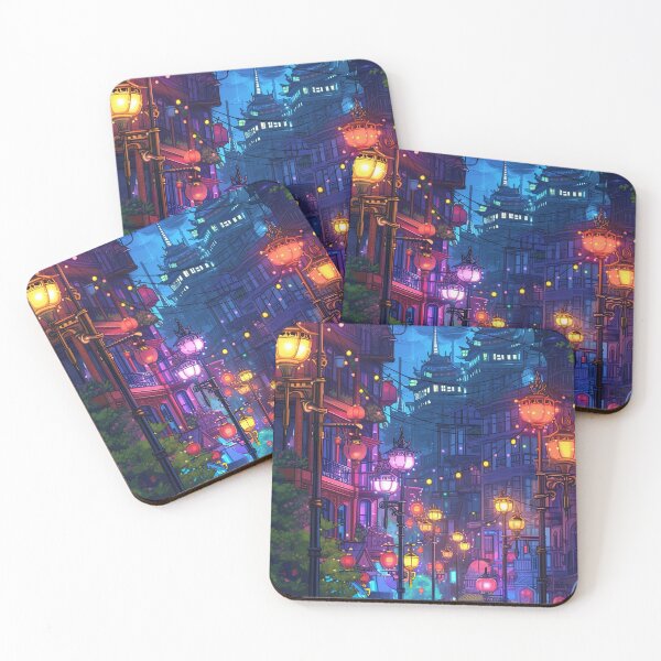 Item preview, Neon Nights: Neo-Traditional Japanese Night designed and sold by cruzjone.