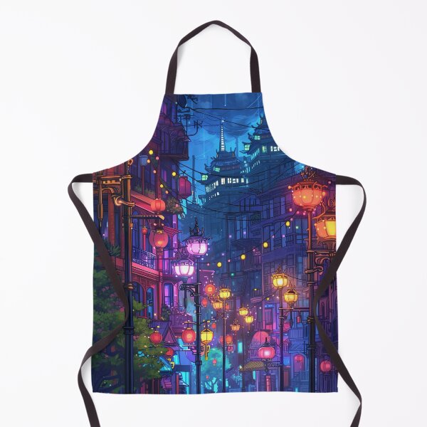 Item preview, Neon Nights: Neo-Traditional Japanese Night designed and sold by cruzjone.