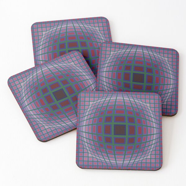 Item preview, Original Paintings by Victor Vasarely, 1906-1997, France, Op Art designed and sold by Bob-Studio.