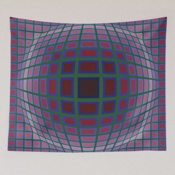 Item preview, Original Paintings by Victor Vasarely, 1906-1997, France, Op Art designed and sold by Bob-Studio.