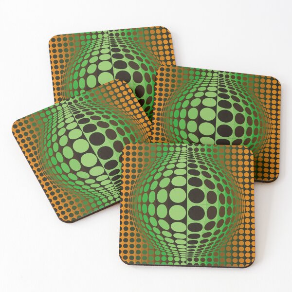 Item preview, Original Paintings by Victor Vasarely, 1906-1997, France, Op Art designed and sold by Bob-Studio.