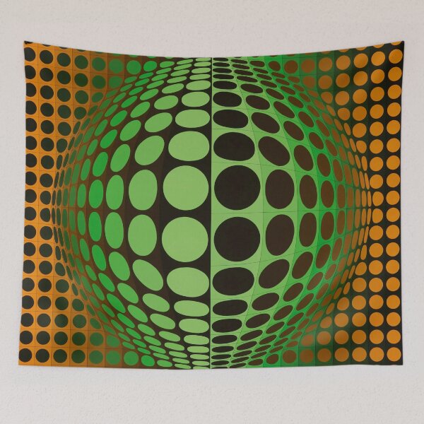 Item preview, Original Paintings by Victor Vasarely, 1906-1997, France, Op Art designed and sold by Bob-Studio.