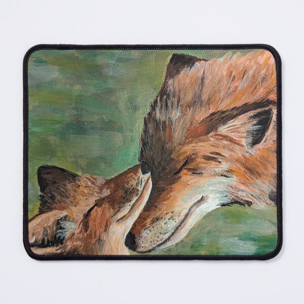 Aperçu de l'œuvre Mère renard et petit créée et vendue par KitzenDesigns.