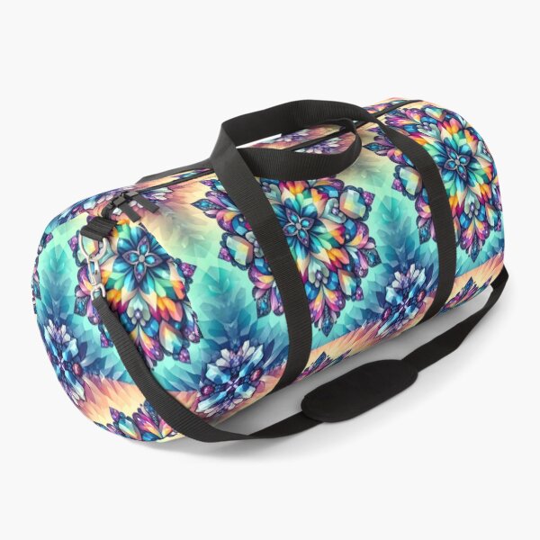 Item preview, Maximalist CGI bright crystal pattern version 2 designed and sold by Inkstorm-London.