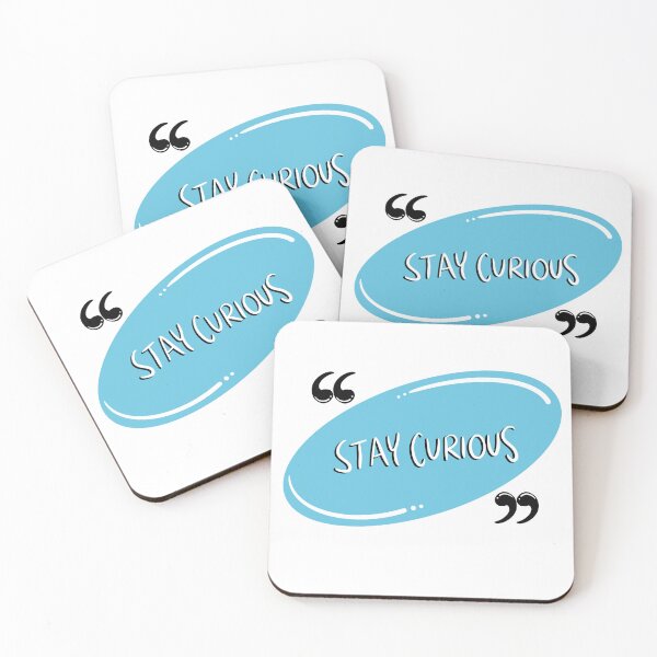 Item preview, "Stay Curious" designed and sold by EdeeBeeDesign.