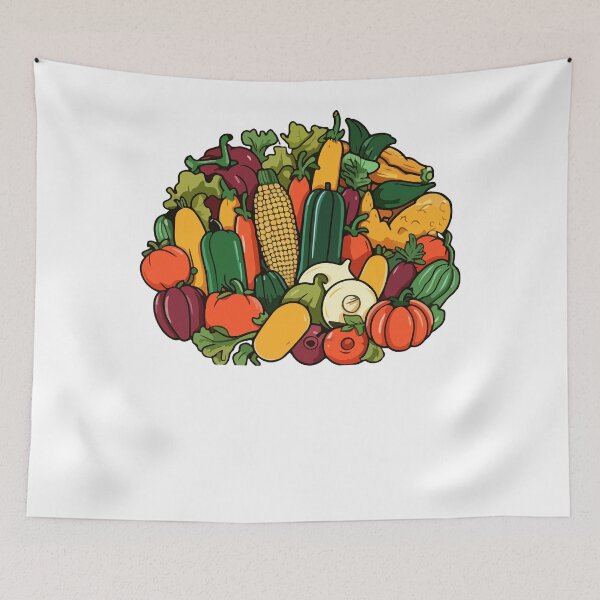 Item preview, Beautiful Vegetable Design designed and sold by visyoniulian.