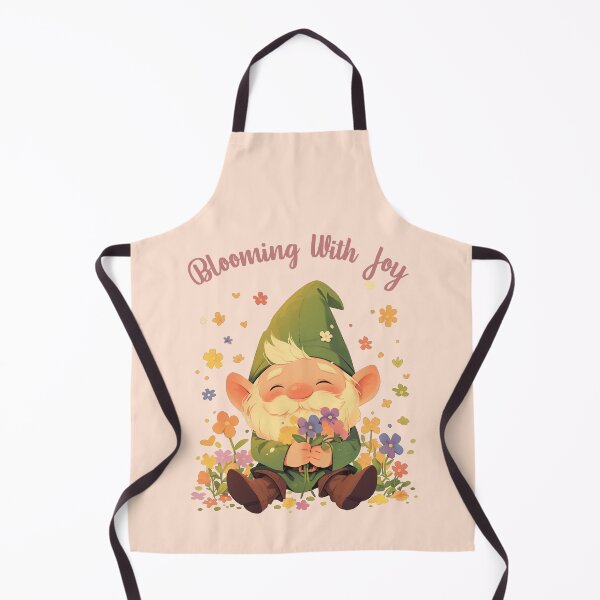 Item preview, Spring Gnome Blossom, Blooming With Joy (Brown Text) designed and sold by Frezcola.