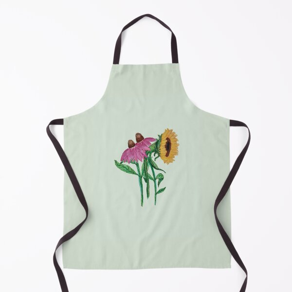 Item preview, Sunflower & Echinaceas designed and sold by Eclecticprintco.