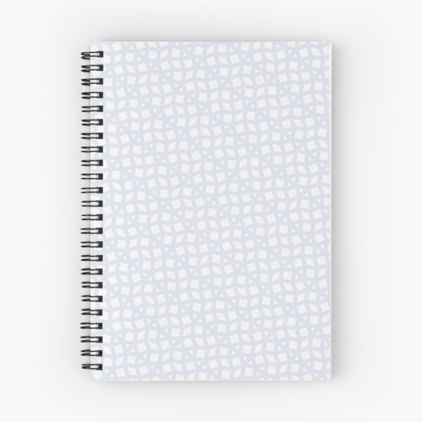Item preview, White Geometric Triangles Squares Rhombus Grey Infinity Pattern designed and sold by Alchemy-A-La-G.