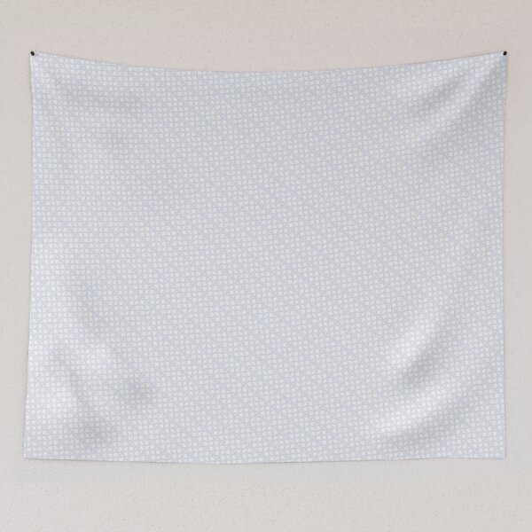 Item preview, White Geometric Triangles Squares Rhombus Grey Infinity Pattern designed and sold by Alchemy-A-La-G.