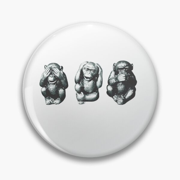 Item preview, 3 monkeys  designed and sold by 07Saga01city.
