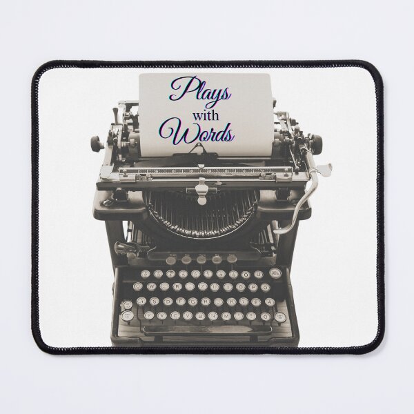 Item preview, Plays With Words Antique Typewriter for Writers, Wordsmiths, Authors designed and sold by Kathy Gerstorff.