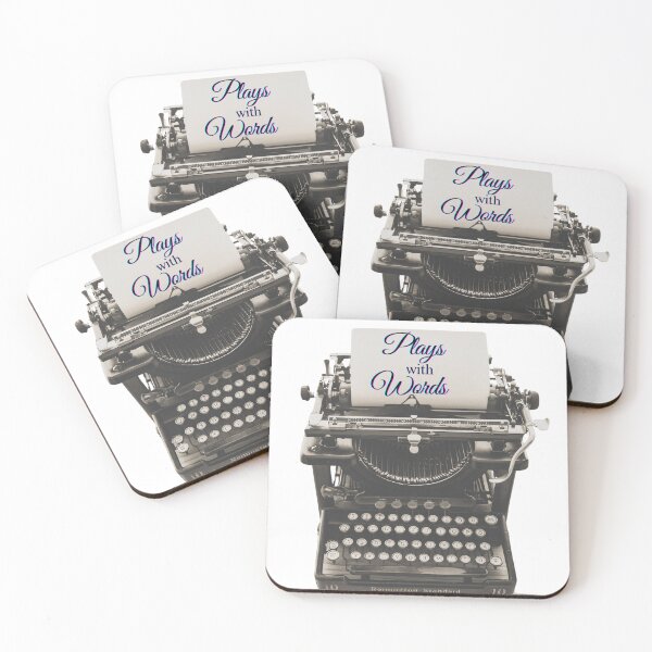 Item preview, Plays With Words Antique Typewriter for Writers, Wordsmiths, Authors designed and sold by Kathy Gerstorff.