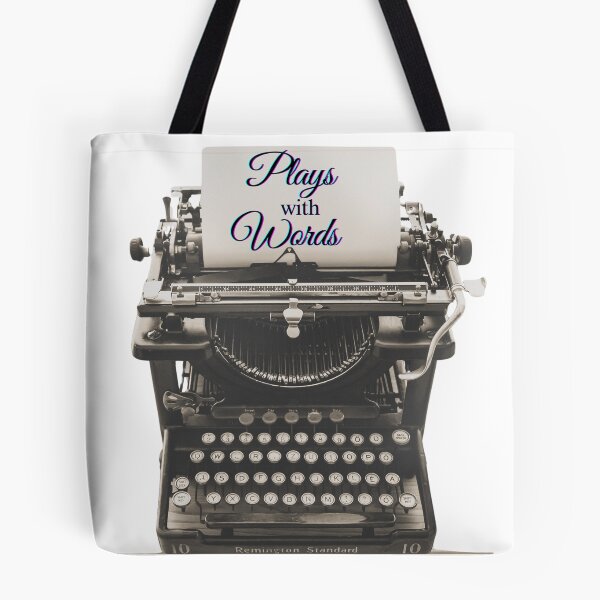 Item preview, Plays With Words Antique Typewriter for Writers, Wordsmiths, Authors designed and sold by Kathy Gerstorff.