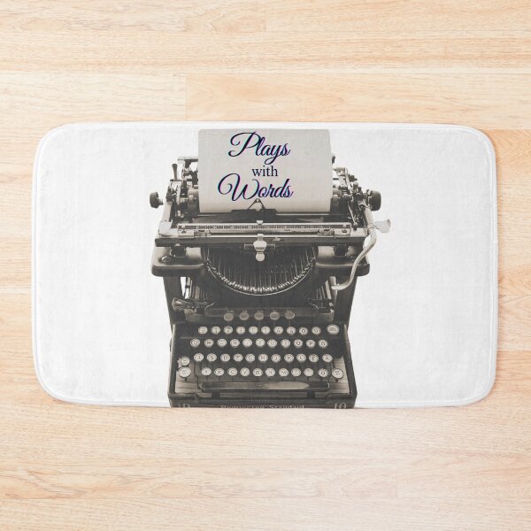 Item preview, Plays With Words Antique Typewriter for Writers, Wordsmiths, Authors designed and sold by Kathy Gerstorff.