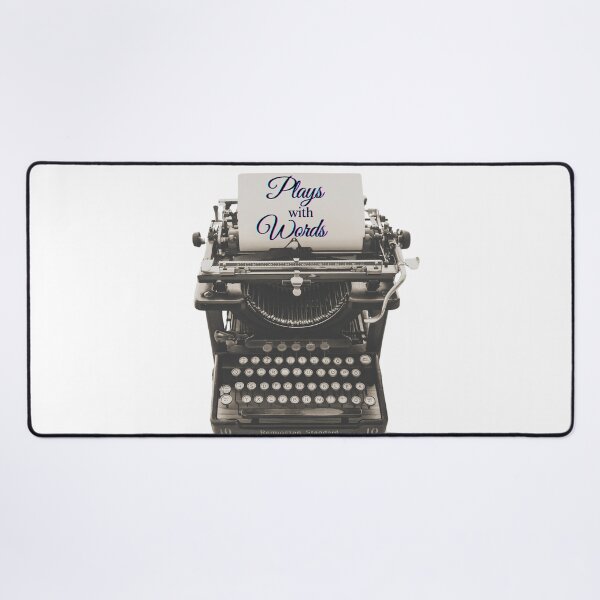 Item preview, Plays With Words Antique Typewriter for Writers, Wordsmiths, Authors designed and sold by Kathy Gerstorff.