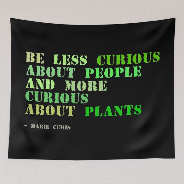 Item preview, Plant sayings fake marie curie quote designed and sold by meldra.