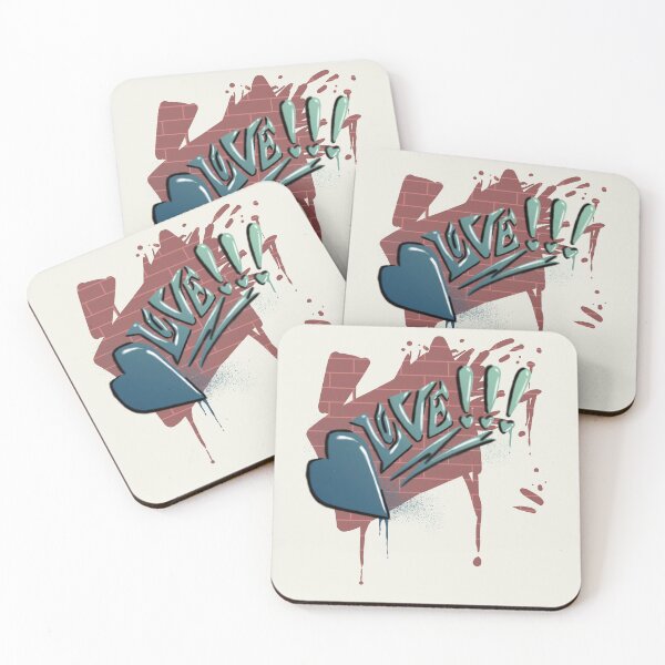 Item preview, Graffiti Heart (Blue) designed and sold by AidanThomasArt.
