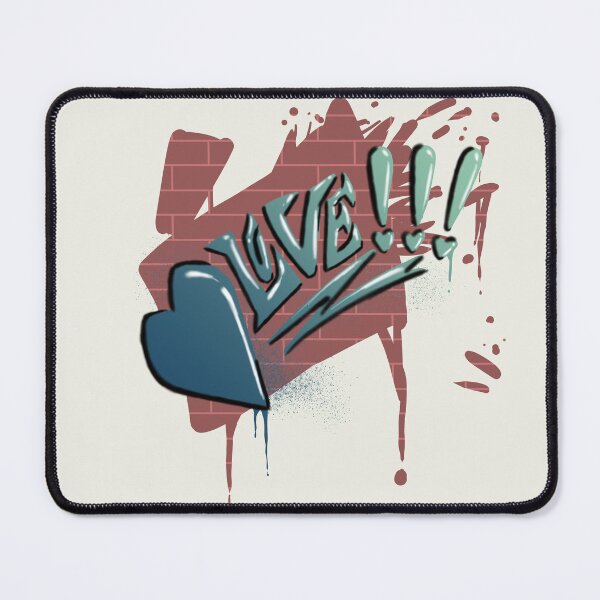 Item preview, Graffiti Heart (Blue) designed and sold by AidanThomasArt.