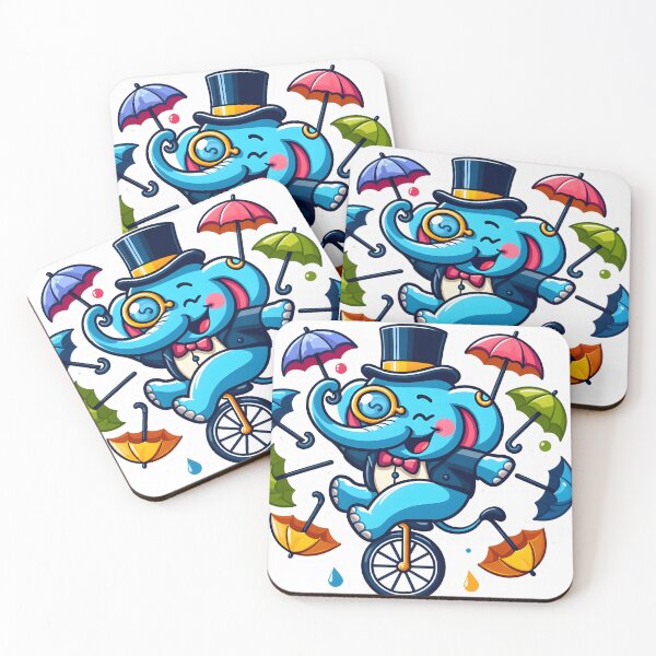 Item preview, Elephant Circus Spectacle designed and sold by AI-Only Creations.