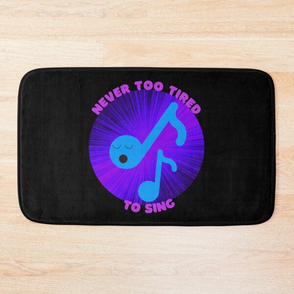 Item preview, Never Too Tired To Sing - Black Background Design designed and sold by TGAL2.