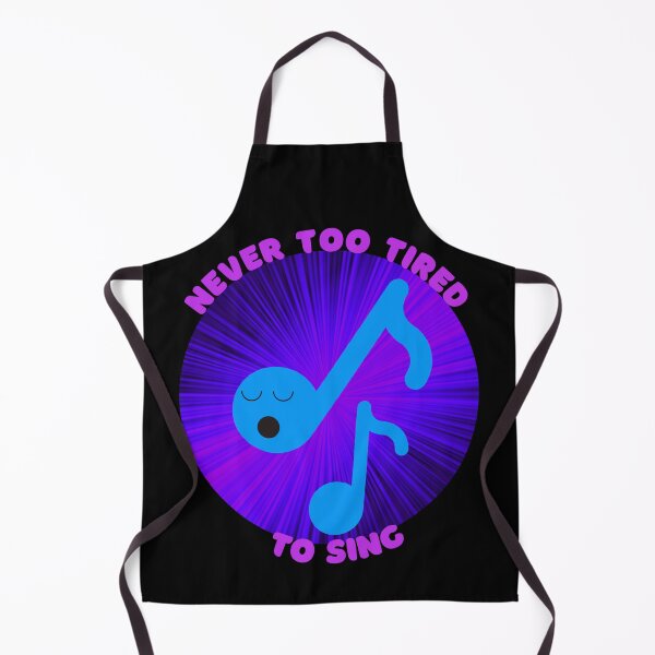 Item preview, Never Too Tired To Sing - Black Background Design designed and sold by TGAL2.