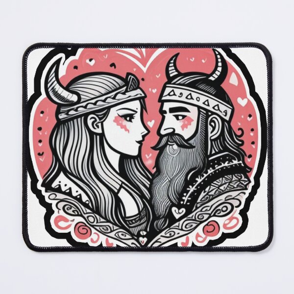Item preview, Vikings in love designed and sold by KramRadgosta.