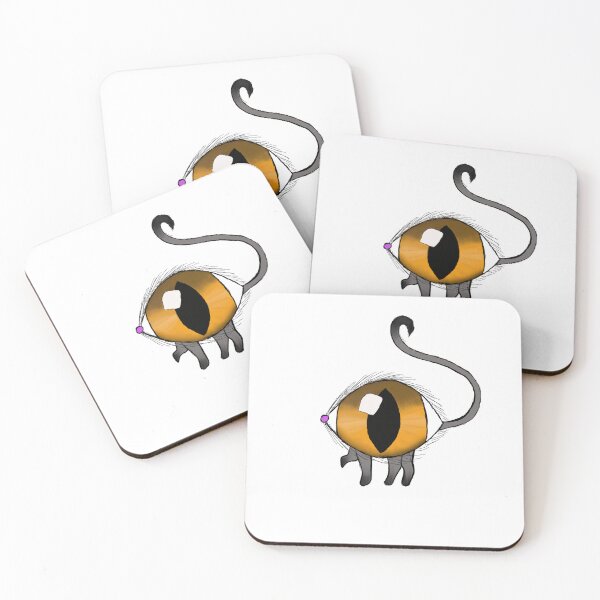 Item preview, Large eyeball cat  designed and sold by QueenOfCorn.