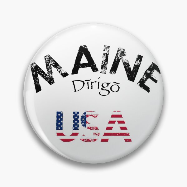 Item preview, MAINE, USA.   Dīrigō designed and sold by WhiteShirtGuy.