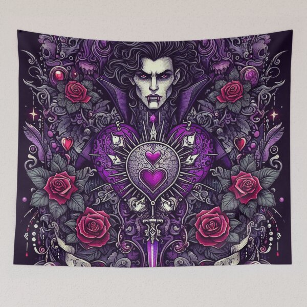 Item preview, Mystic Nocturne: Vampire-Inspired Fabric Delight designed and sold by Rui Fernandes.
