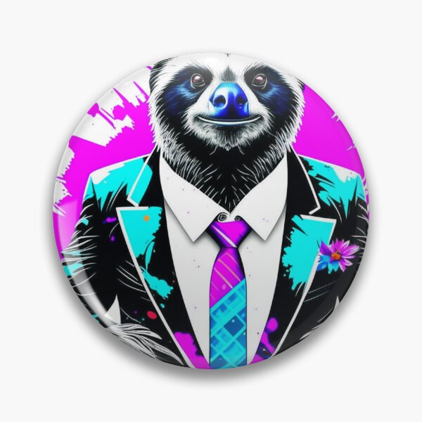 Item preview, Sloth DJ: Neon Groove designed and sold by MemeMerchMaster.