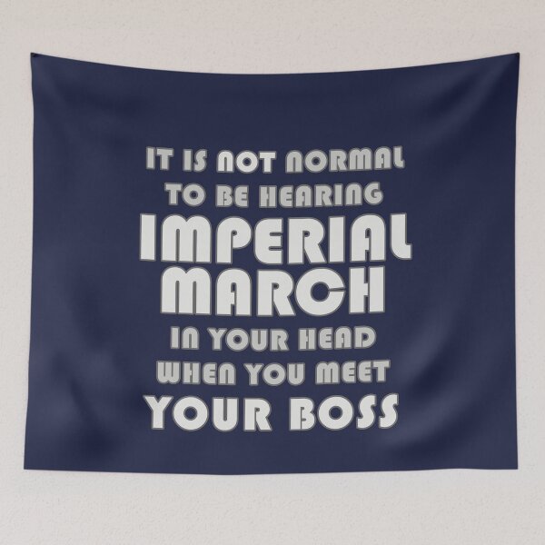 Item preview, Not Normal - Imperial March (Boss) designed and sold by Fanarchist.