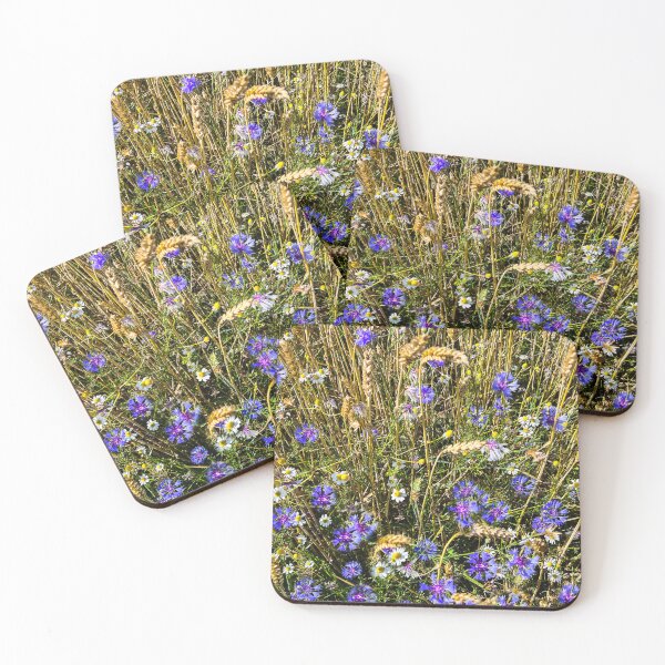 Item preview, Cornflowers, marguerites and wheat in a field on a Baltic island designed and sold by Michael Brewer.