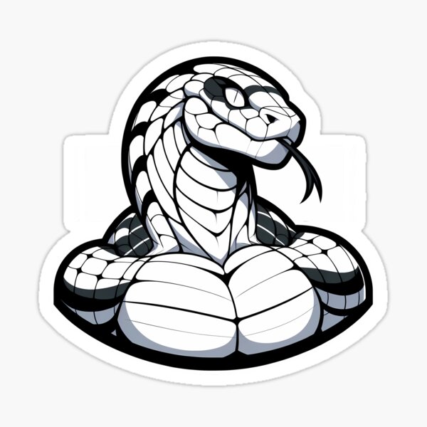 Item preview, Anthro Scalie Snake Portrait Art designed and sold by BlueBullBazaar.