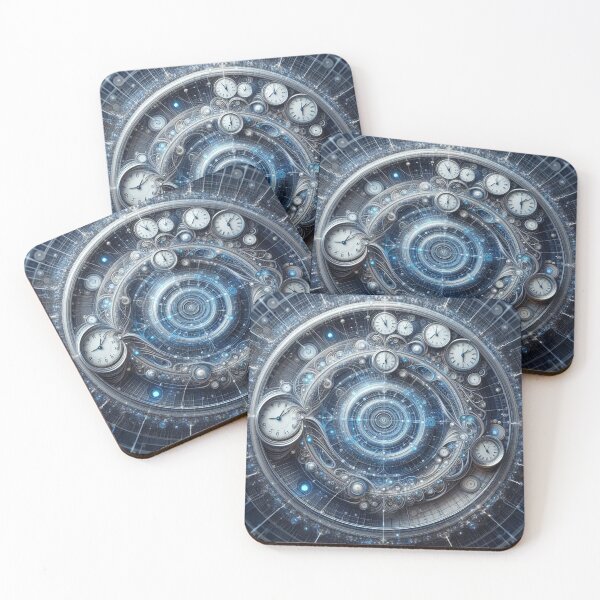 Item preview, Fractal Clock designed and sold by Sybille-Yates.