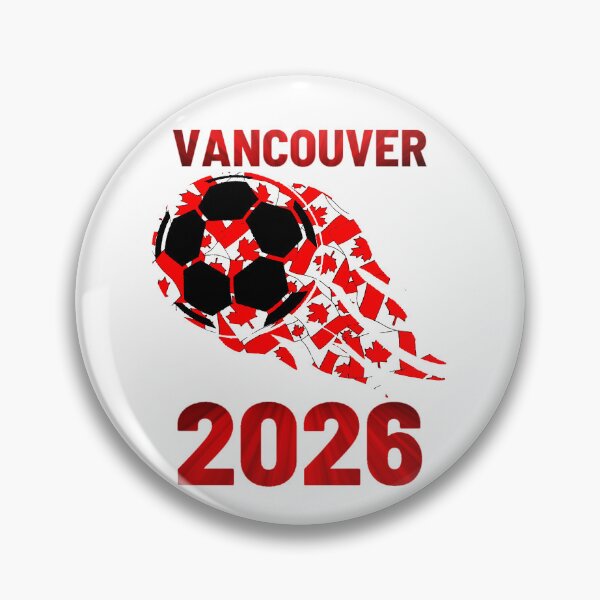 Artikelvorschau, Vancouver Canada 2026 World Cup Soccer #8 entworfen und verkauft von RoguegraFX.