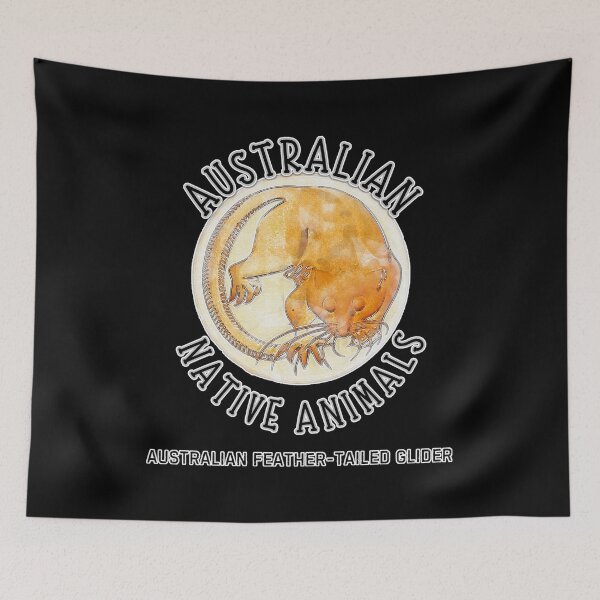 Item preview, Australian Native Animals - Australian Feather-Tailed Glider designed and sold by Michael van der Hoorn.
