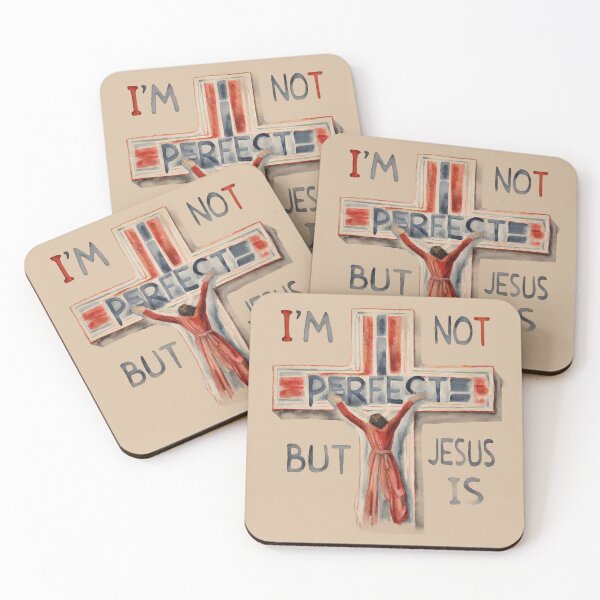 Item preview, I'm Not Perfect But Jesus Is designed and sold by @ndrys.