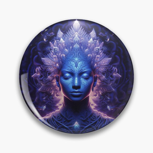Item preview, DMT Art ... Blue Light Being designed and sold by TheGlassPortal.