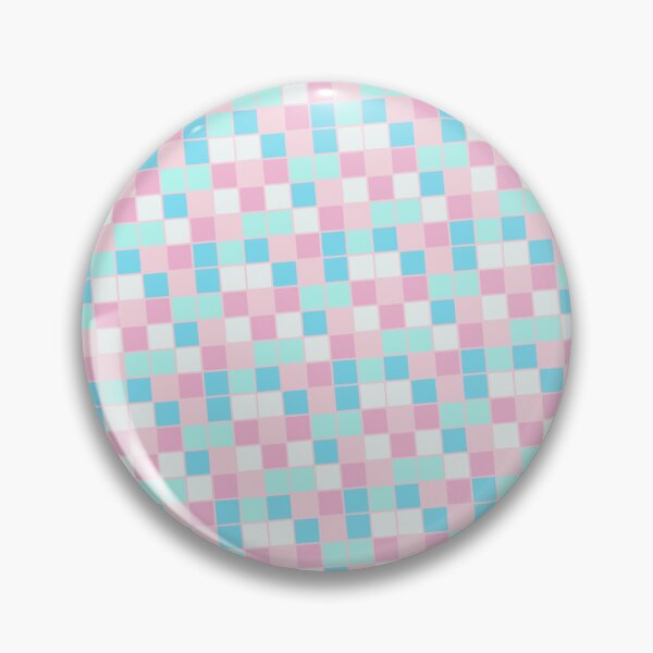 Item preview, Pink Blue & Teal Square Blocks Infinity Pastel Pattern designed and sold by Alchemy-A-La-G.