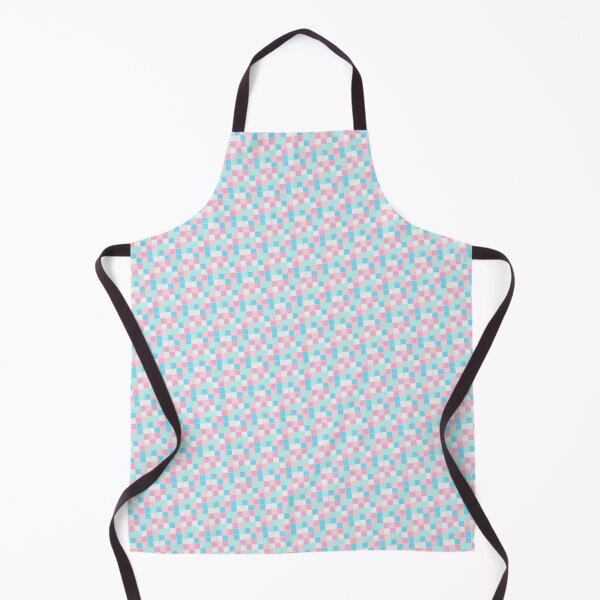 Item preview, Pink Blue & Teal Square Blocks Infinity Pastel Pattern designed and sold by Alchemy-A-La-G.