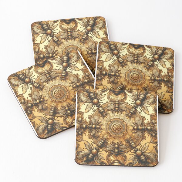Item preview,  Vintage Bees Pattern | Cute Honeybee Design designed and sold by asbno19.