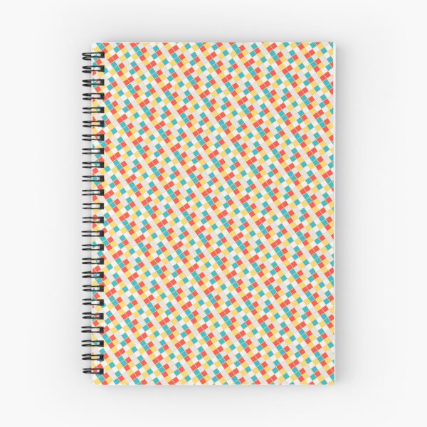 Item preview, Yellow White Blue & Red Square Blocks Infinity Pattern designed and sold by Alchemy-A-La-G.