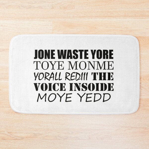 Item preview, Jone Waste Yore Toye Monme Yorall Rediii The Voice Insoide Moye Yedd designed and sold by sheprint.